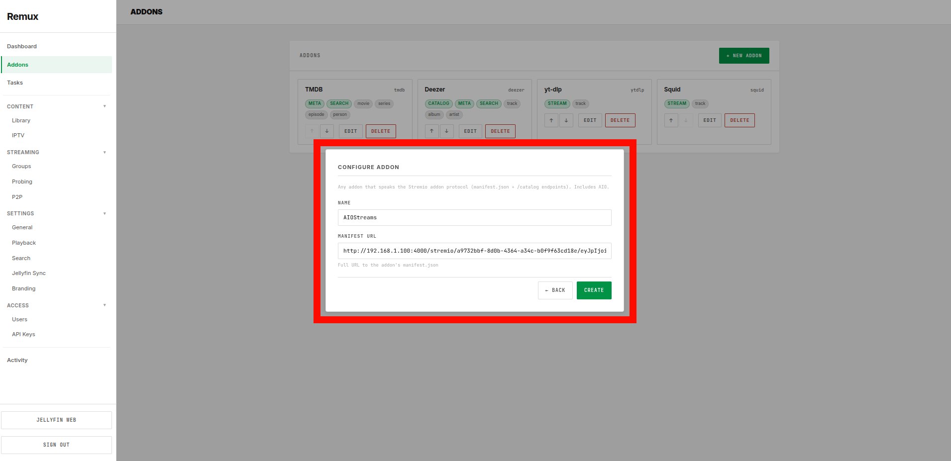 AIOStreams Configuration